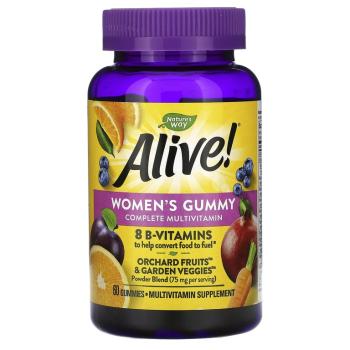 Nature's Way Alive! WOMEN'S GUMMY (мультивитаминный комплекс для женщин) ягодный вкус 60 жевательных таблеток