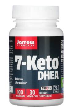 Jarrow Formulas 7-Keto DHEA (7-кето-ДГЭА) 100 мг 30 растительных капсул