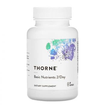 Thorne Research Basic Nutrients 2/Day (базовые питательные вещества для приема 2 капсул в день) 60 капсул