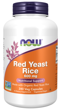 NOW Red Yeast Rice 600 мг 240 капсул