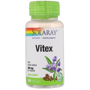 Solaray Vitex (Целомудренник) 400 мг 100 капсул