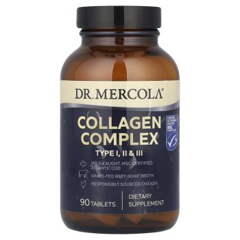 Dr. Mercola Collagen Complex Type I, II и III (Коллагеновый комплекс) 90 таблеток