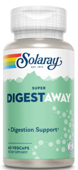 Solaray Super Digestaway (Поддержка пищеварения) 60 вег капсул