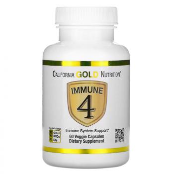 California Gold Nutrition Immune4 средство для укрепления иммунитета 60 капсул