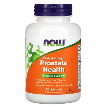 Now Foods Clinical Strength Prostate Health (здоровье предстательной железы) 90 капсул
