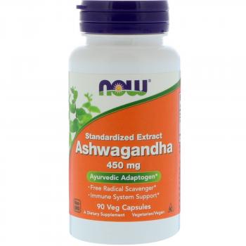 NOW Ashwagandha (Ашваганда) 450 мг 90 капсул