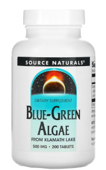 Source Naturals Blue-Green Algae (Сине-зеленые водоросли) 500 мг 200 таблеток