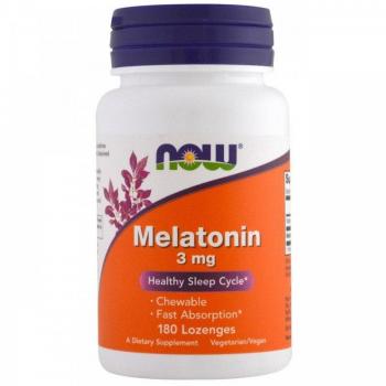 NOW Melatonin (Мелотанин) 3 мг 180 леденцов