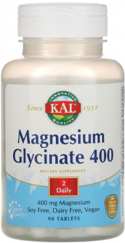 KAL Magnesium Glycinate 400 (Глицинат магния) 400 мг 90 таблеток