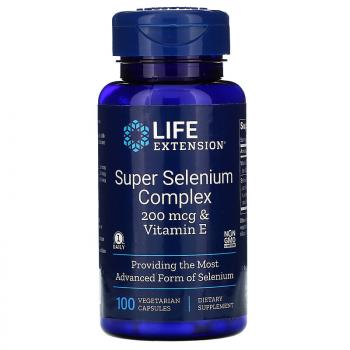 Life Extension Super Selenium Complex & Vitamin E (Суперкомплекс селена с витамином E) 200 мкг 100 капсул