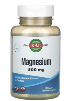 KAL Magnesium (Магний комплексный) 500 мг 60 таблеток