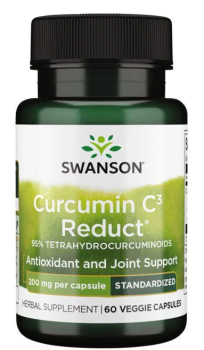Swanson Curcumin C3 Reduct 95% Tetrahydrocurcuminoids (Куркумин 95% тетрагидрокуркуминоидов - стандартизированный) 200 мг 60 вег капсул