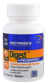 Enzymedica Digest + Probiotics (ферменты с пробиотиками) 30 капсул