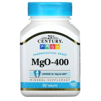 21st Century MgO-400 (Оксид магния) 90 таблеток