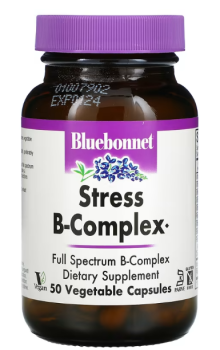 Bluebonnet Nutrition Stress B-Complex (Комплекс витаминов группы B) 50 вег капсул