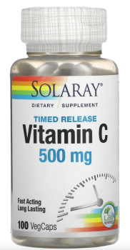 Solaray C With Bioflavonoids (Витамин C с биофлавоноидами) 500 мг 100 вег капсул