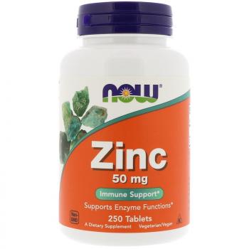 NOW Zinc Gluсonate 50 мг 250 таблеток