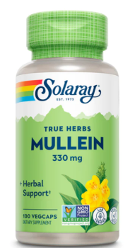 Solaray Mullein (Лист коровяка) 330 мг 100 вег капсул