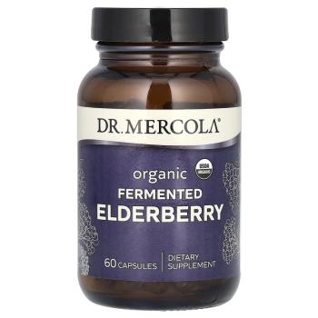 Dr. Mercola Organic Fermented Elderberry (Органические ферментированные ягоды бузины) 60 таблеток