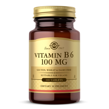 дубль Solgar Vitamin B-6 (Витамин B-6) 100 мг 100 таблетки