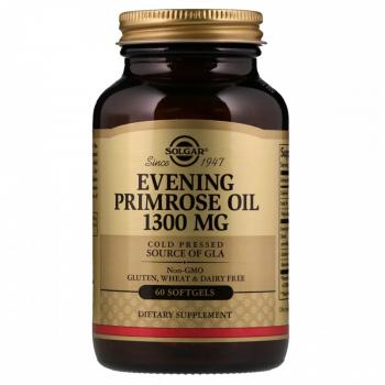 Solgar Evening Primrose Oil (Масло примулы вечерней) 1300 мг 60 капсул.