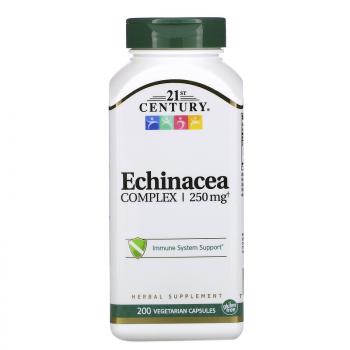 21st Century Echinacea Complex (Комплекс эхинацеи) 250 мг 200 капсул
