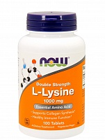 NOW L-Lysine (L-Лизин) 1000 мг 100 таблеток