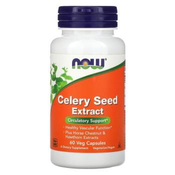 NOW Celery Seed Extract (экстракт семян сельдерея) 60 капсул