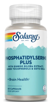 Solaray Phosphatidylserine Plus (Фосфатидилсерин Плюс) 100 мг 60 капсул