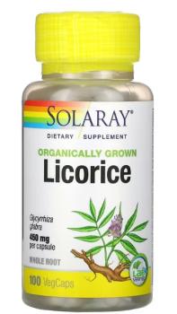 Solaray Licorice Root (Корень солодки) 450 мг 100 капсул