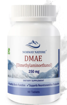 Norway Nature DMAE (Диметиламиноэтанол) 250 мг 90 таблеток
