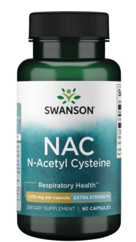 Swanson Nac N-Acetyl Cysteine (N-ацетилцистеин) 1000 мг 60 капсул