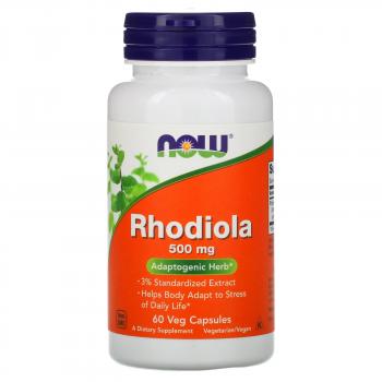 NOW Rhodiola (Родиола) 500 мг 60 капсул