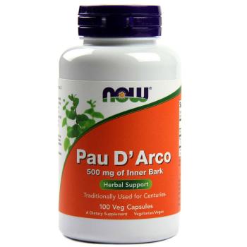 NOW Pau D' Arco (Кора Муравьиного дерева) 500 мг 100 капсул