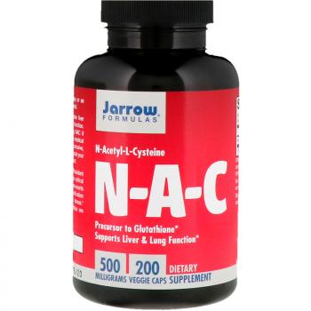 Jarrow Formulas NAC (N-ацетил-L-цистеин)N-Acetyl-L-Cysteine 500 мг 200 капсул
