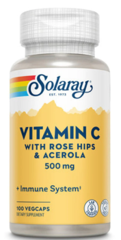 Solaray C Buffered (Буферизованный витамин С) 500 мг 100 вег капсул
