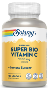Solaray Super Bio Vitamin C витамин C медленного высвобождения 100 капсул
