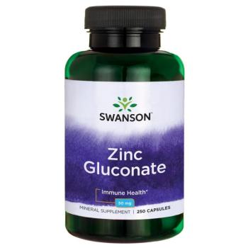 Swanson Zinc Gluconate (Цинк Глюконат) 50 мг 250 капсул