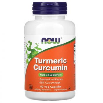 NOW Turmeric Curcumin (куркума и куркумин) 60 капсул
