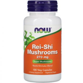 Now Foods Rei-Shi Mushrooms (грибы рейши) 270 мг 100 капсул