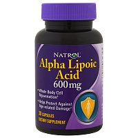 Natrol Alpha Lipoic Acid 600 мг 30 капсул