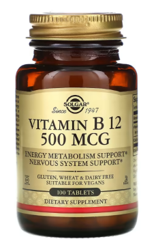 Solgar Vitamin B12 (Витамин B12) 500 мкг 100 таблеток