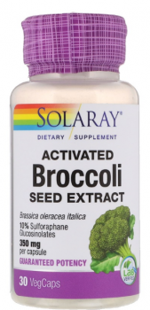 Solaray Broccoli Seed Extract (Активированный экстракт семян брокколи) 350 мг 30 капсул