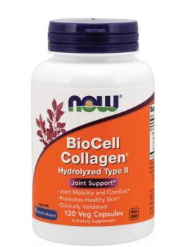 NOW BioCell Collagen Hydrolyzed Type II 120 капсул