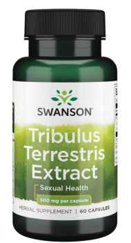 Swanson Tribиlus Terrestris Extract (Экстракт Трибулуса) 500 мг 60 капсул