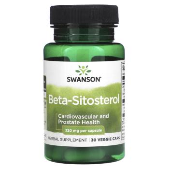 Swanson Beta-Sitosterol (Бета-ситостерол) 320 мг 30 капсул