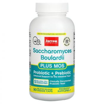 Jarrow Formulas Saccharomyces Boulardii Plus MOS (сахаромицеты Буларди) 5 млрд 90 капсул