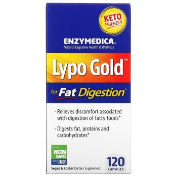 Enzymedica Lypo Gold 120 капсул