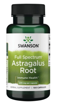 Swanson Full Spectrum Astragalus Root (Корень астрагала полного спектра) 470 мг 100 капсул