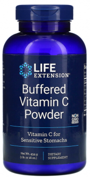 Life Extension Buffered Vitamin C Powder (Буферный порошок витамина С) 454 г